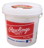 Cover: rawlings bucket with 2 dozen rolb3 baseballs