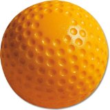 Cover: macgregor dimpled baseballs, yellow, 9-inch (one dozen)